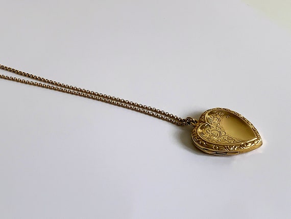Mother's Day Gift, Antique 9CT SOLID GOLD Heart L… - image 5