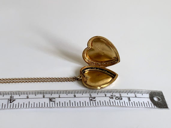Mother's Day Gift, Antique 9CT SOLID GOLD Heart L… - image 6