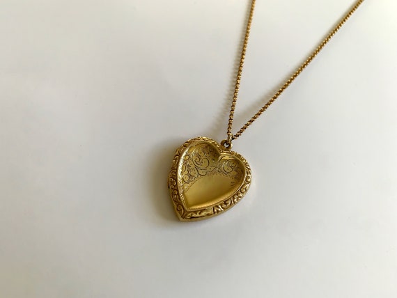 Mother's Day Gift, Antique 9CT SOLID GOLD Heart L… - image 3