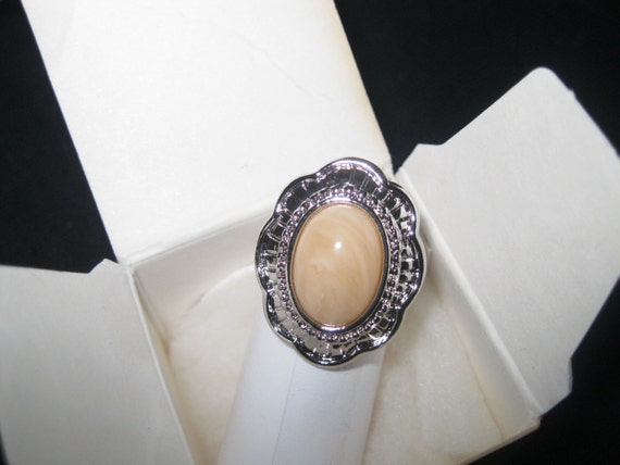 Vintage "SILVERY SANDS" Ring - image 1