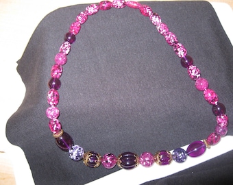 Vintage &quot;WINTER BERRIES&quot; Necklace