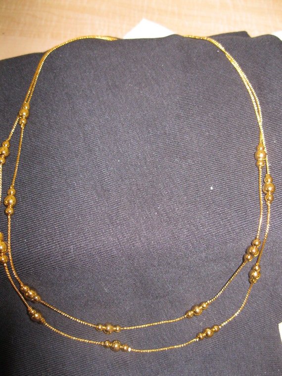 SALE: Vintage "GOLDEN ACCENT" Necklace - image 1