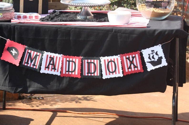 Pirate Birthday Banner