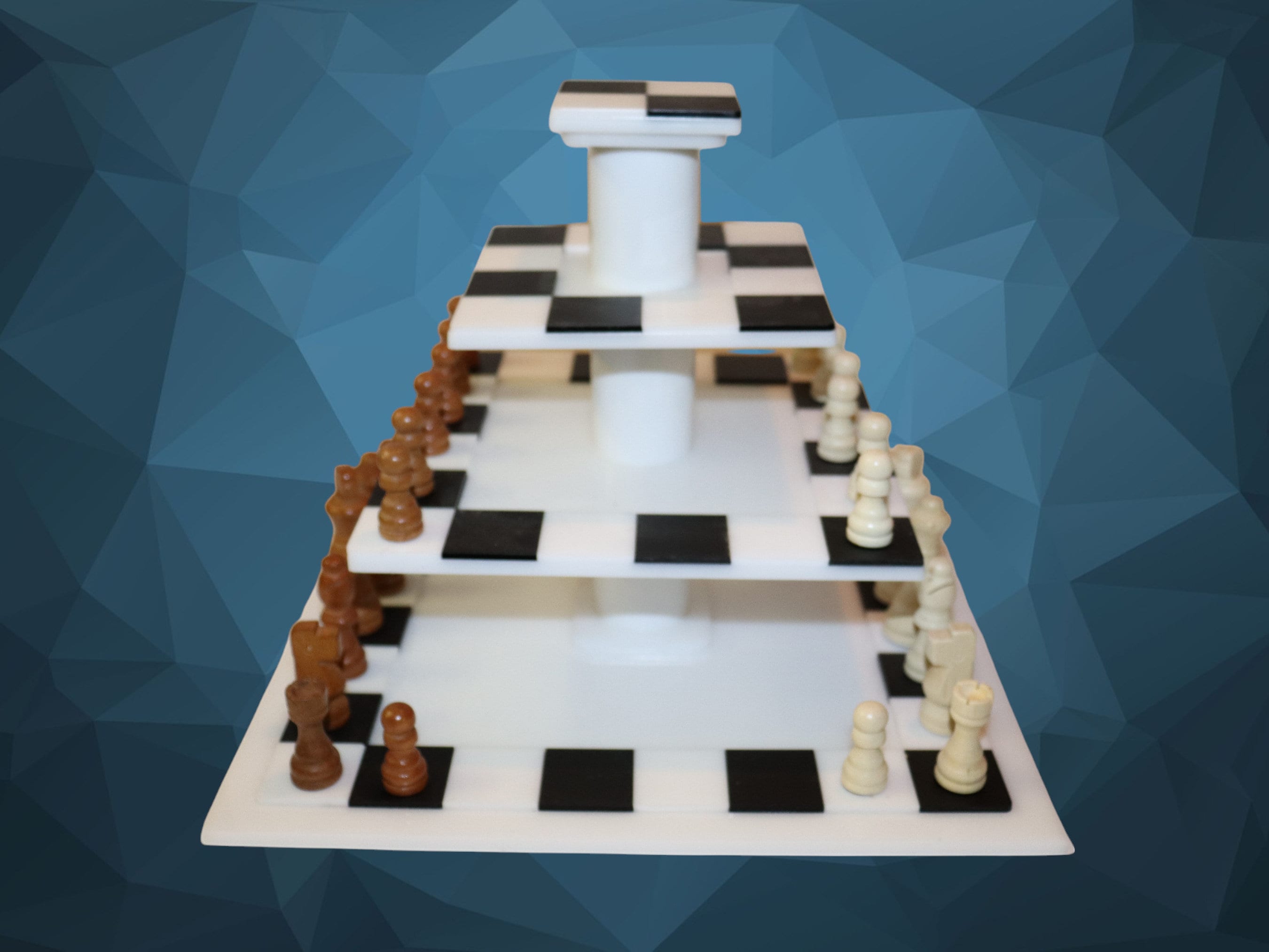 Zx4 Chessboard-4 Level Chessboard is Played Exactly Like