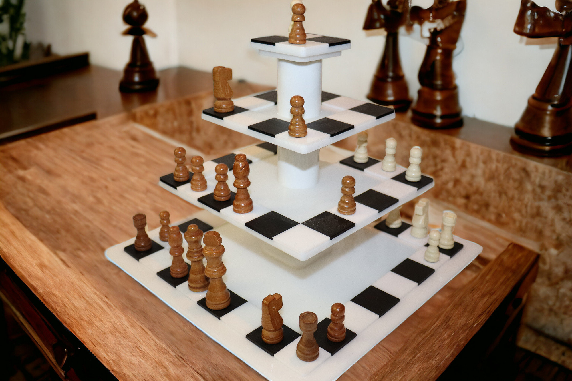 Zx4 Chessboard-4 Level Chessboard is Played Exactly Like Classic