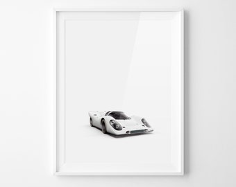 Porsche 917 Front - Stamped - Unframed