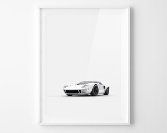 GT40 Front - Stamped - Unframed