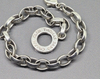 本物のトーマスサボスターリングシルバーパールブレスレット - Etsy 日本