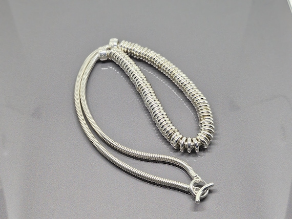 Links of London Sweetie Necklace Links of London Signature Sweetie T Bar Necklace 925 Sterling Silver SB093 View 2