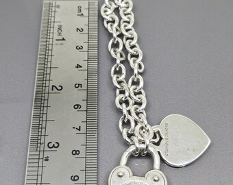 ティファニーTiffany リターントゥ ラブロックブレスレット Ag925. ティファニーTiffany リターントゥ ラブロックブレスレット Ag925