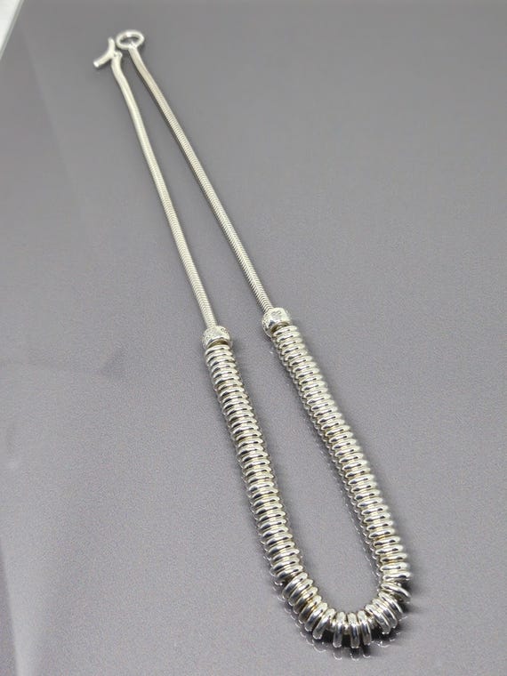 Links of London Sweetie Necklace Links of London Signature Sweetie T Bar Necklace 925 Sterling Silver SB093 View 4
