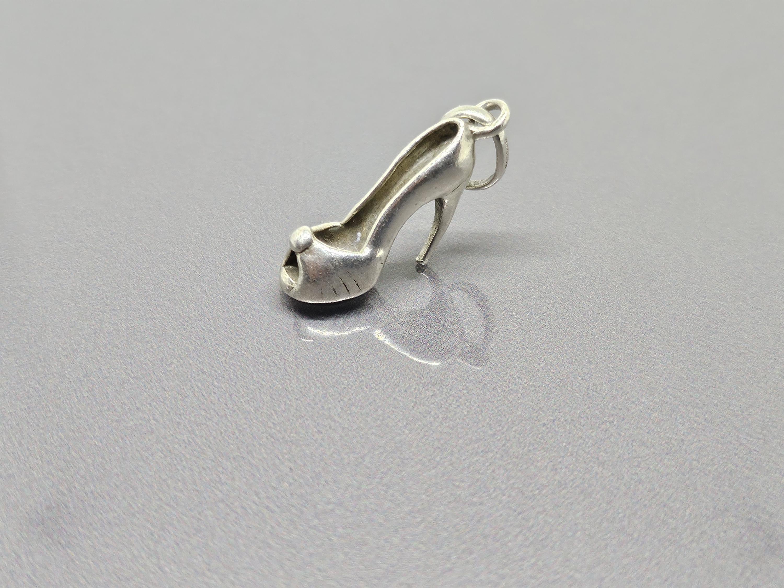 QeenseKc Stiletto Shoe Charm - Crystal Bead High Heel Dangle Charm For European Bracelets, 12 Colors