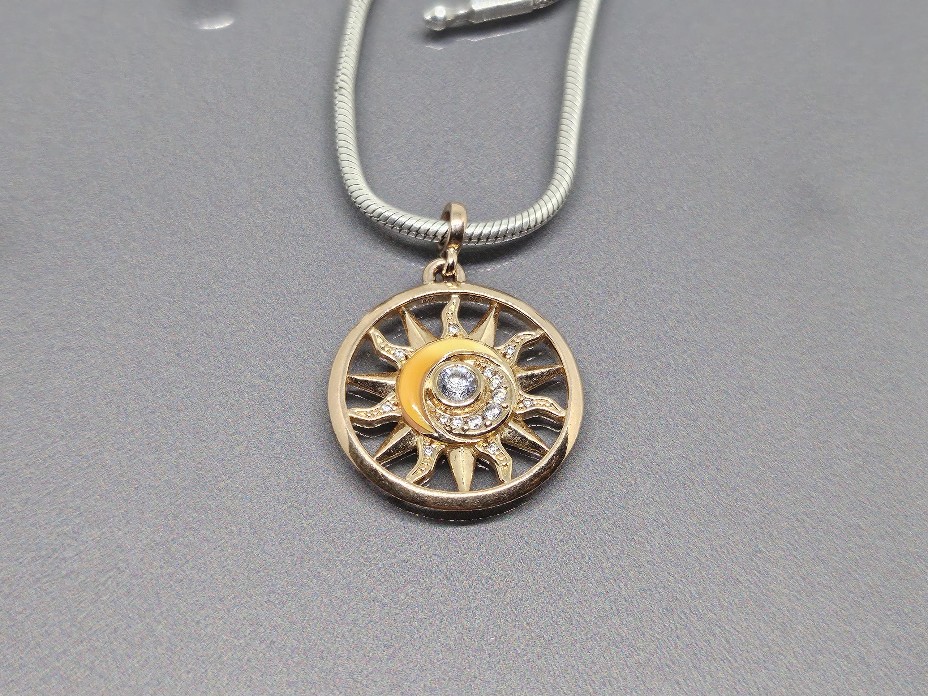 PANDORA Me Sun Power Medallion Charm Essence Medallion Dangle