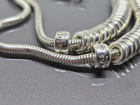 Links of London Sweetie Necklace Links of London Signature Sweetie T Bar Necklace 925 Sterling Silver SB093 View 6