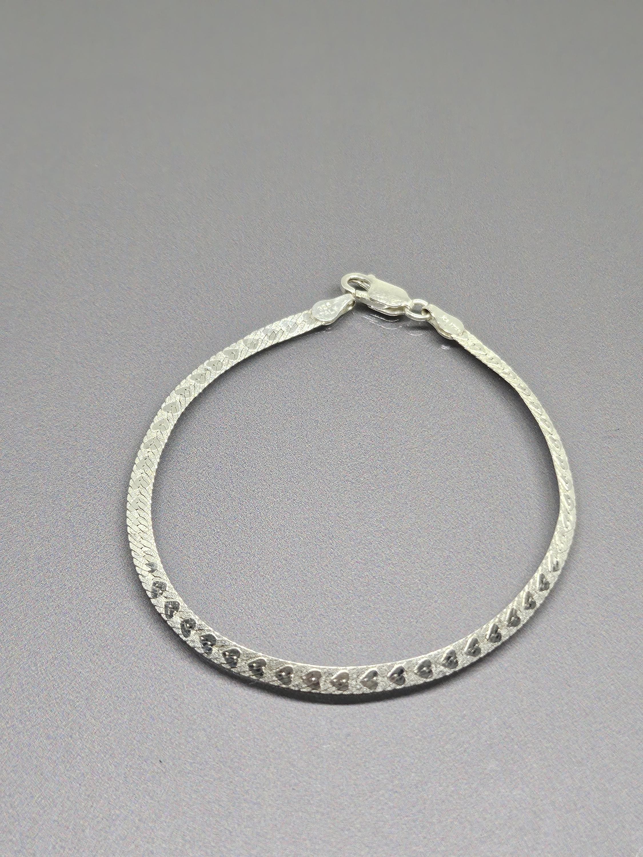 925 Sterling 925 Italy Silver Bracelet Ka 1772 Ka 1772 Bracelet