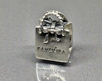 PANDORA ショッピングバッグチャーム 廃盤 Pandora チャーム 925