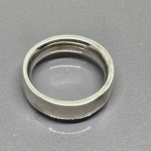 Wide Band Ring Smooth Heavy Silver Ring Heavy Band Ring 925 Sterling Silver SP012
