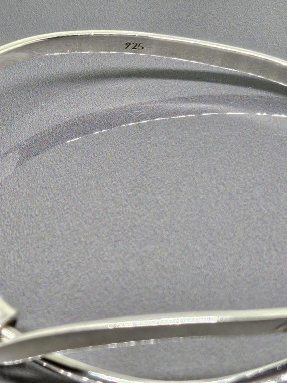 Vintage Interlocking Knot Cuff Bangle Knotted Ban… - image 5