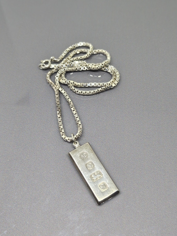 Silver pendant ingot 925 - Gem Silver pendant ingot 925 - Gem