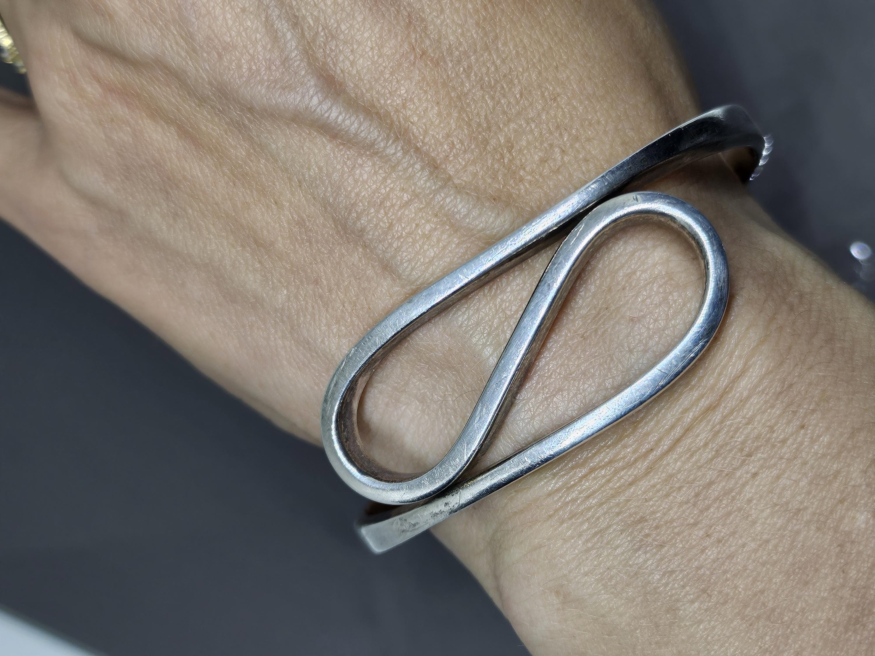 ヴィンテージ タスコ CII メキシコ ジグザグ バングル ワイド S