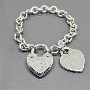 Tiffanys and co multi heart bracelet - Etsy 日本
