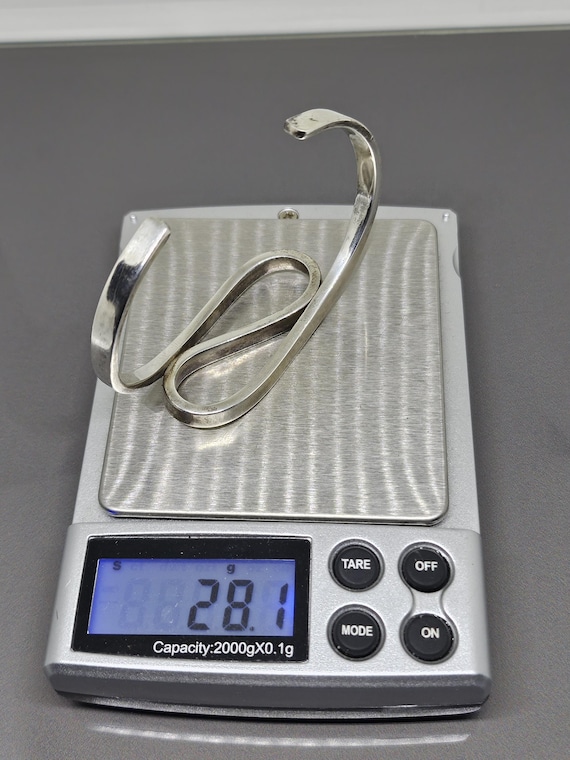 ヴィンテージ タスコ CII メキシコ ジグザグ バングル ワイド S