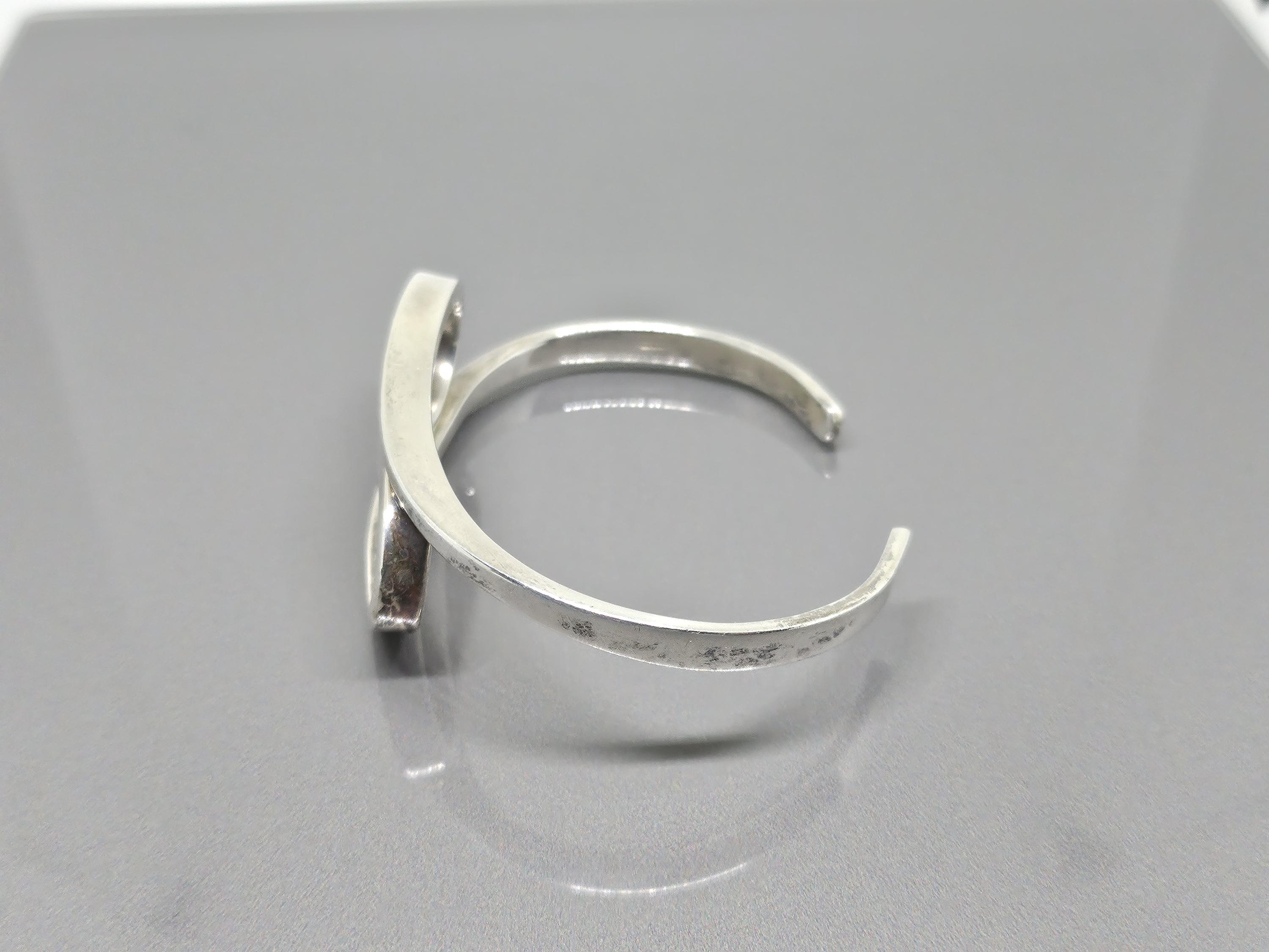 ヴィンテージ タスコ CII メキシコ ジグザグ バングル ワイド S