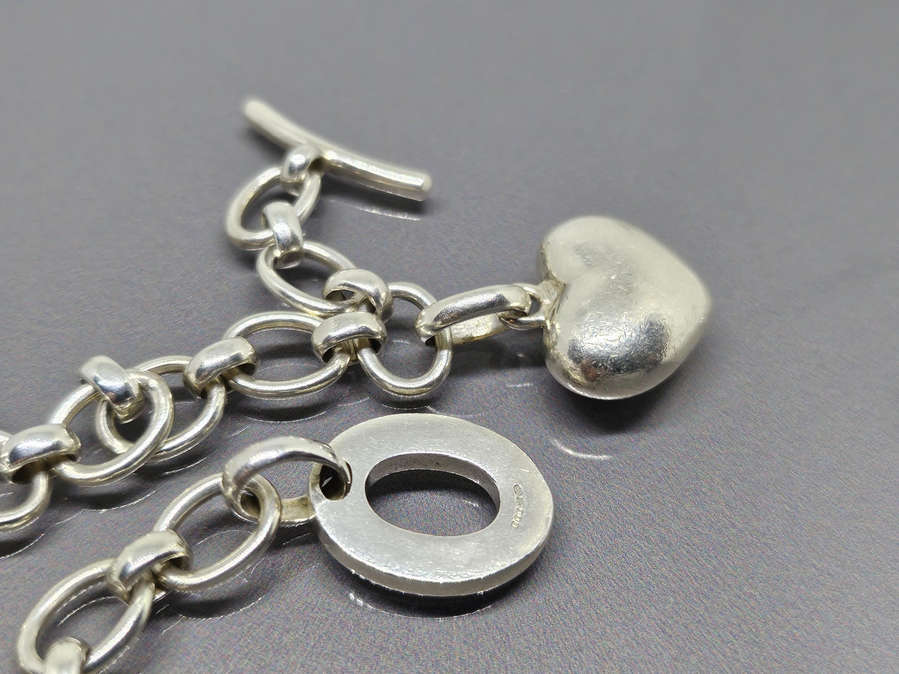 リンクス オブ ロンドン クラシック Tバーブレスレット パフハート