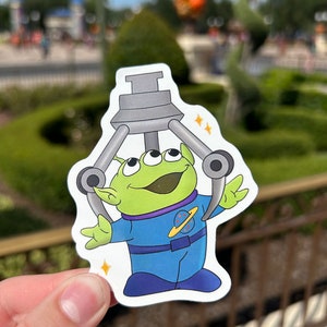 The Claw Alien Water-resistant sticker