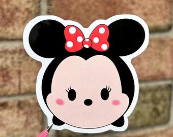 Minnie Vinyl Sticker- Water Resistant