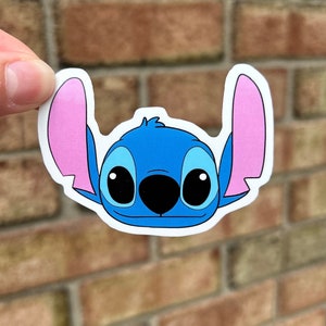 Stitch Vinyl Sticker - water resistant