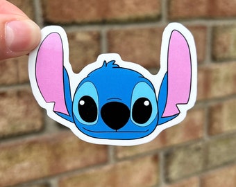 Stitch Vinyl Sticker - water resistant