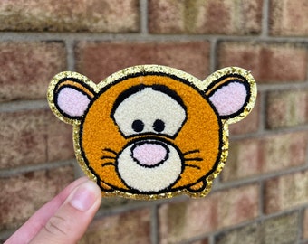 Tigger self-adhesive and iron-on Chenille Patches