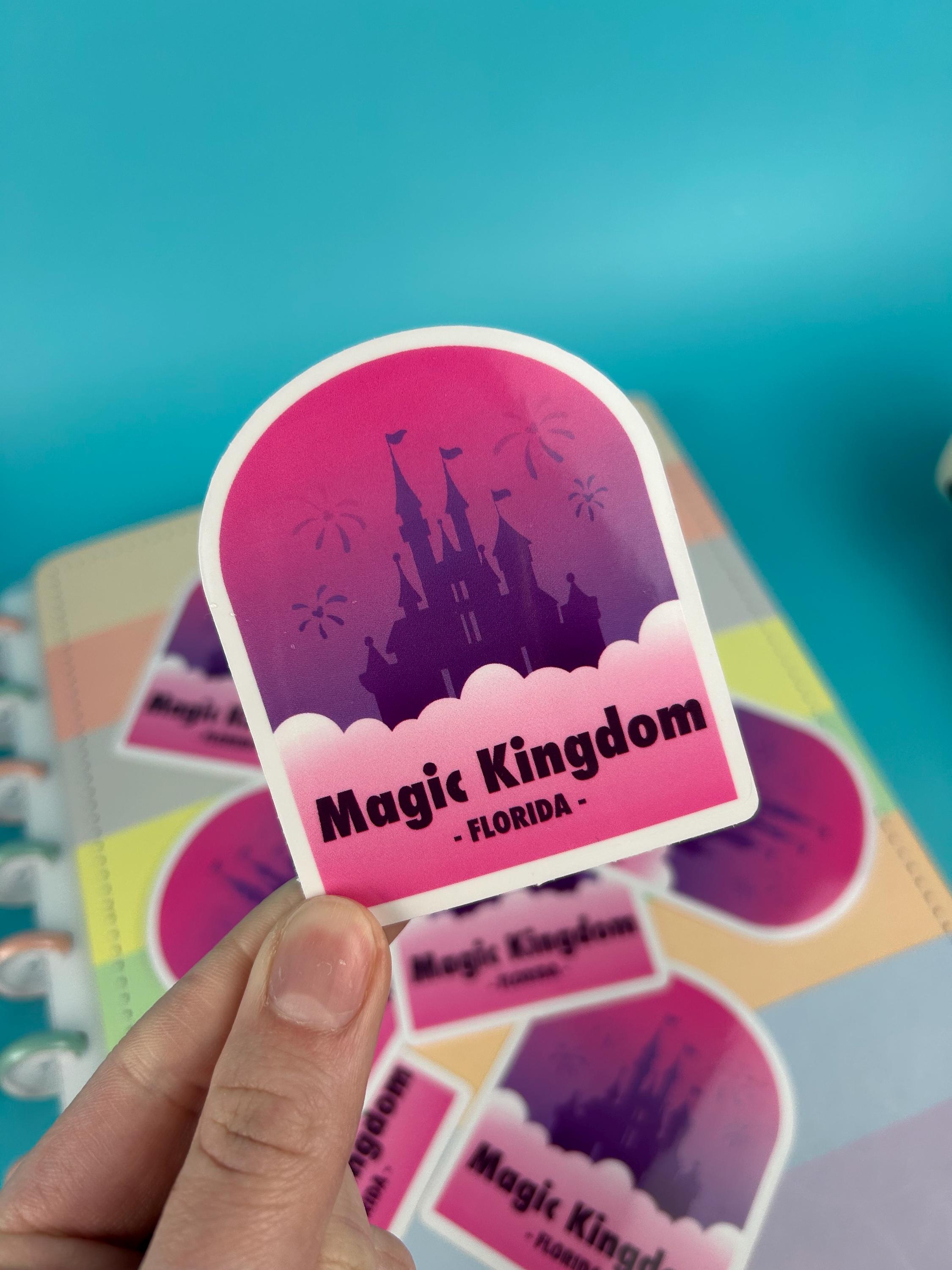Sand Kindom Sticker Kingdom Travel Inspired Vinyl Sticker - Transparent Background - Etsy