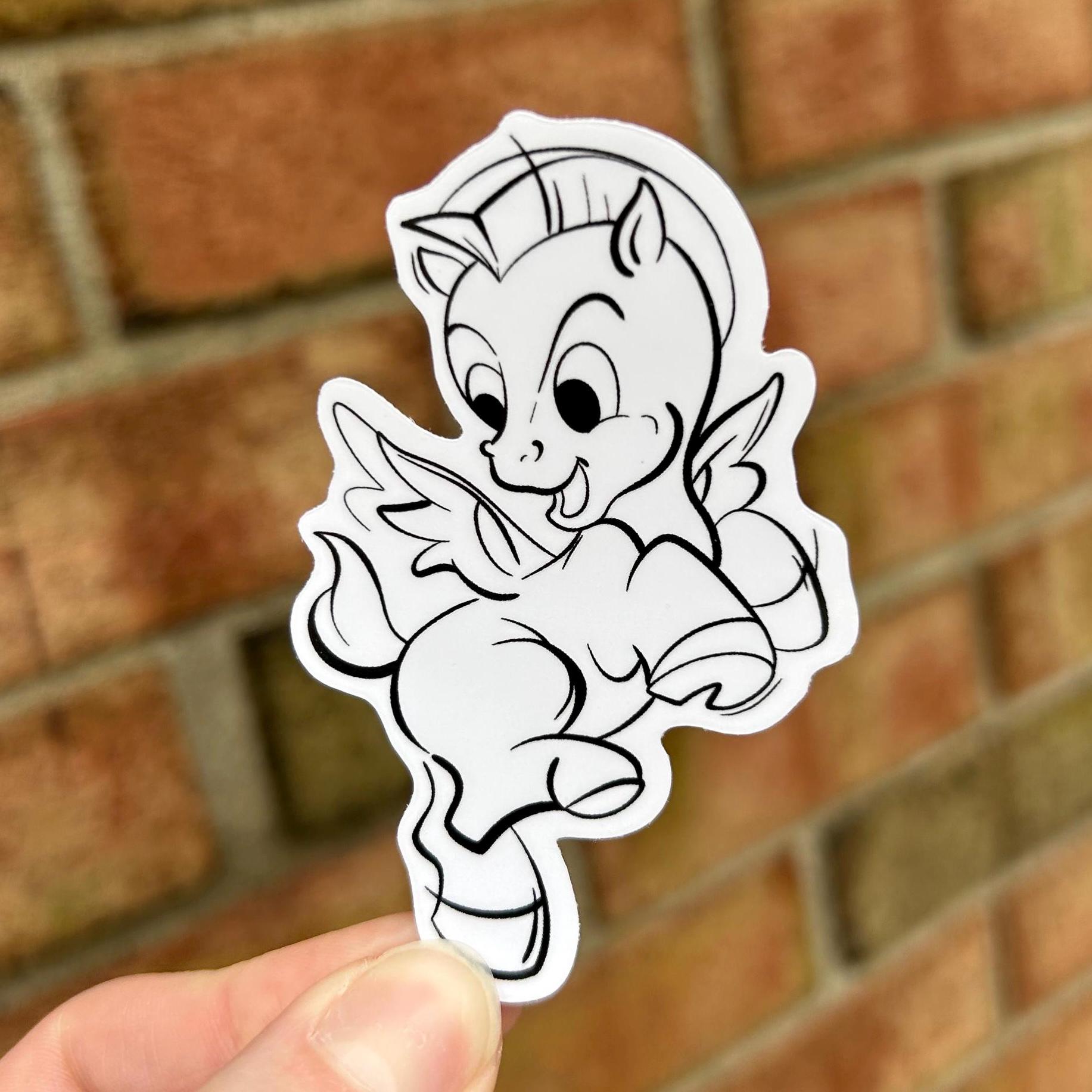 Caracter Sticker Classic Character Stickers: Transparent Waterproof Laptop Decals - Etsy