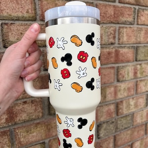 Magical Mouse Pattern on Cream - 40oz. Insulated Tumbler
