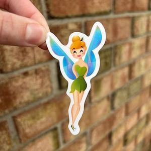 Tinkerbell Vinyl Sticker - White Background