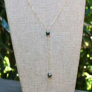 Tahitian Pearl Lariat Necklace