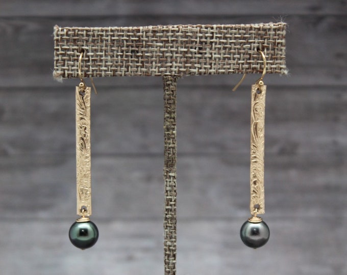 Tahitian Pearl Heirloom Earrings