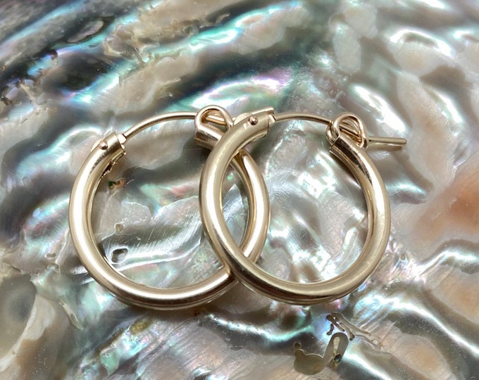 Small Classic Thick Hoops