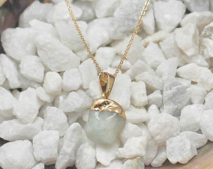 Gold Dipped Jade Necklaces