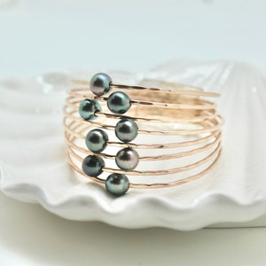 8mm Tahitian Pearl Bangle