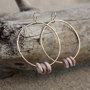 Puka Muschel Creolen