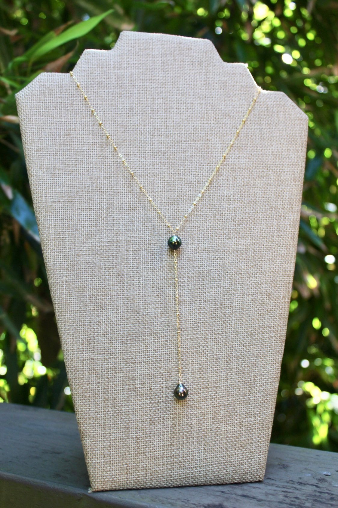 Tahitian Pearl Lariat Necklace