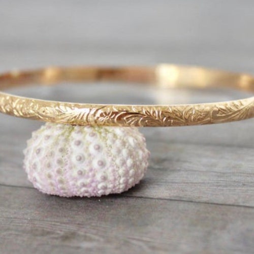 Bangle Keiko Baby Heirloom Bangle Baby Hawaiian Bangle Etsy