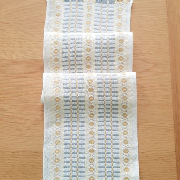 Scandinavian woven table runner