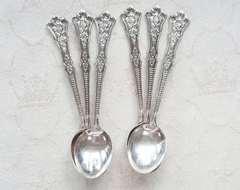 Swedish floral coffee spoons