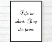 Items Similar To Farmhouse Funny Inspirational Quote Family