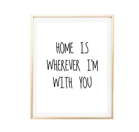 Haus Ist Uberall Dort Wo Im Sie Tumblr Zimmer Dekor Etsy