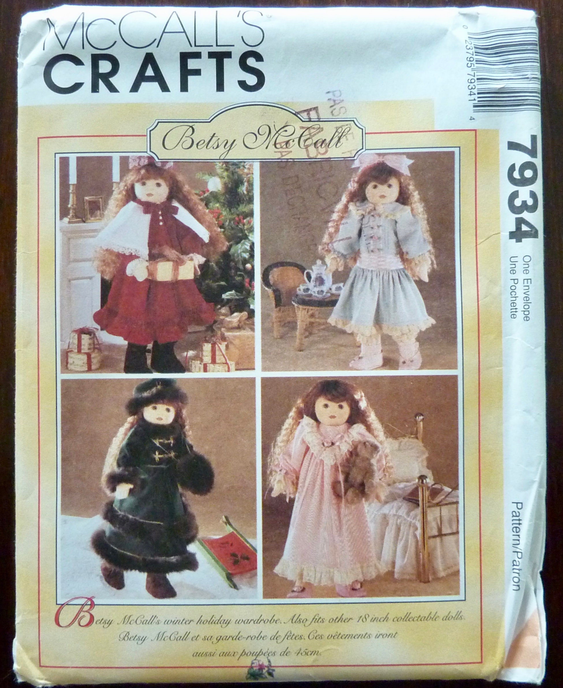 American Girl Doll Clothes Simplicity Sewing Pattern Mccalls